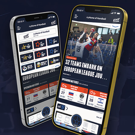 European Handball Federation - Design | App
